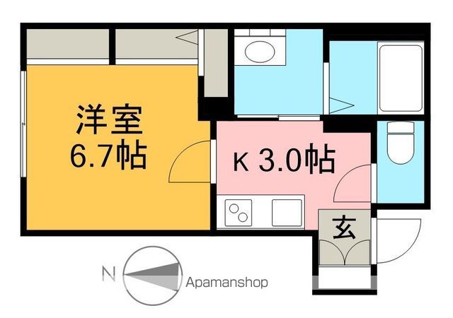 シャーメゾン朝倉駅前 102号室 間取り