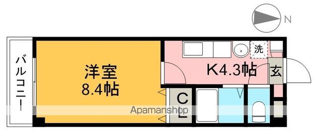 ピジョン 202号室 間取り