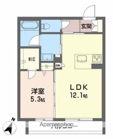 シャーメゾン　ルーエ 202号室 間取り