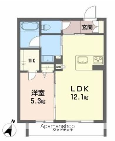 シャーメゾン　ルーエ 102号室 間取り