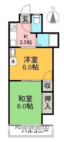 メゾン東邦Ⅴ 302号室 間取り