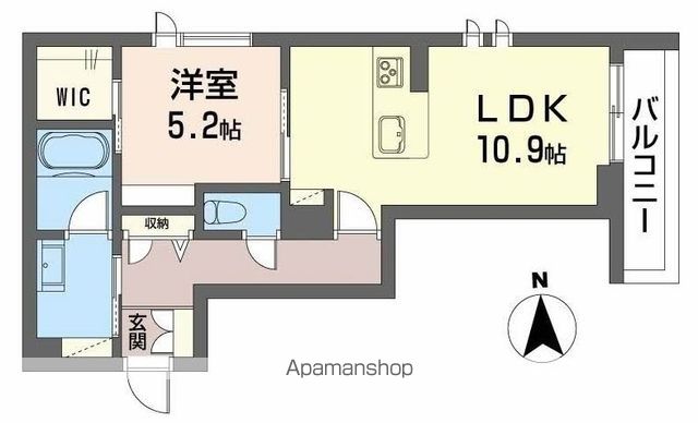 シャーメゾン　ミュゼ 205号室 間取り