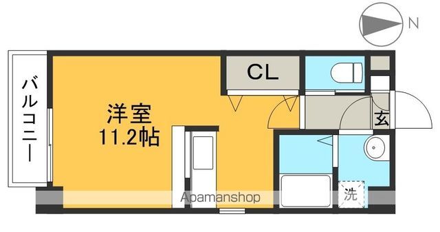 ロイヤルリバー 701号室 間取り