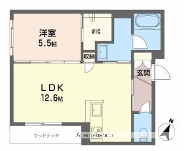 シャーメゾン　ルーエ 101号室 間取り