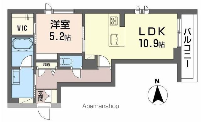 シャーメゾン　ミュゼ 305号室 間取り