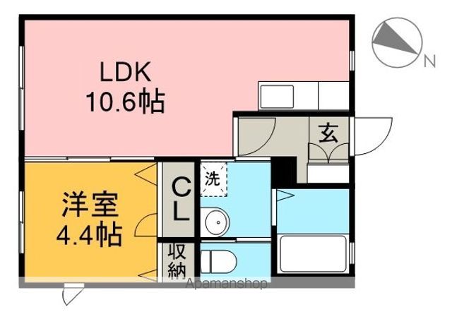 シャーメゾンＵＲＡＹＡＫＡ 103号室 間取り