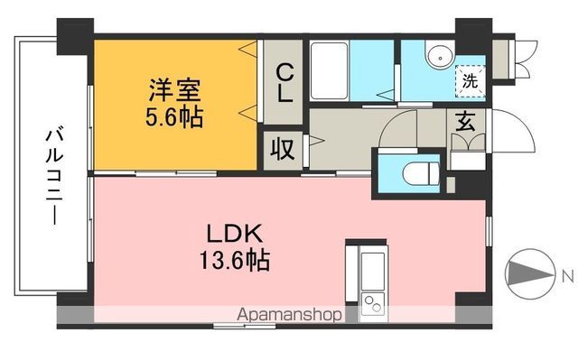エルフィーノⅡ 301号室 間取り