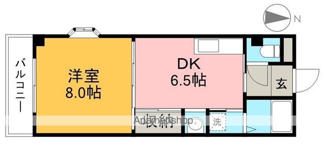 ＣＵＡＲＴＯ　ＤＯＣＥ 505号室 間取り