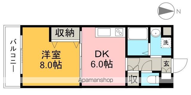 プルミエール 603号室 間取り