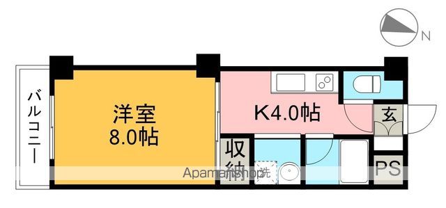 Ａクイック 202号室 間取り