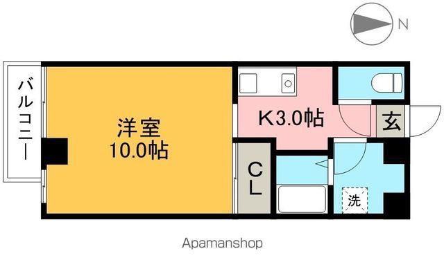 みずきハウス 302号室 間取り