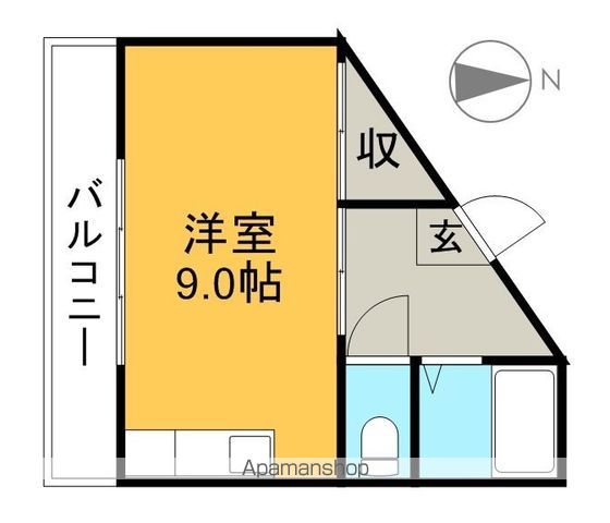 エスポアールＫＮＡ 401号室 間取り