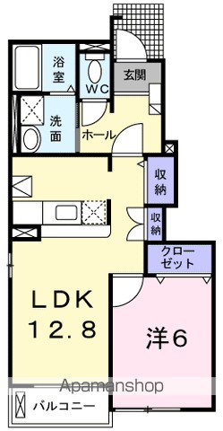 アヴァン　パルク　Ｅ 104号室 間取り
