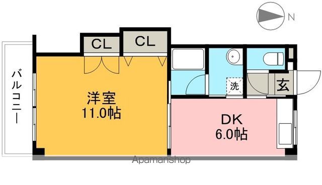 ドリームハウス２ 203号室 間取り