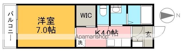 シャーメゾンフレスコ 102号室 間取り