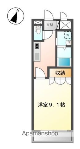グランデアマール 203号室 間取り