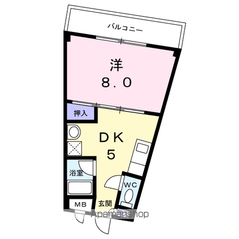 サーベイテックⅡ 404号室 間取り