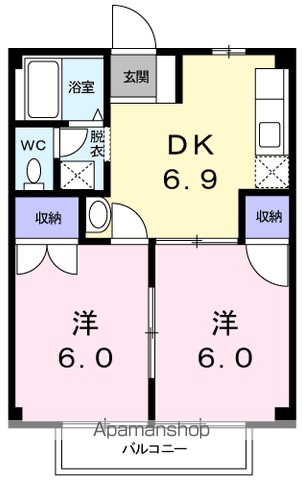 コーポアジュレ 103号室 間取り