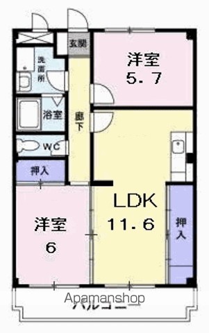 セレニオンハイツ 301号室 間取り