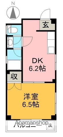 松村コーポ 302号室 間取り