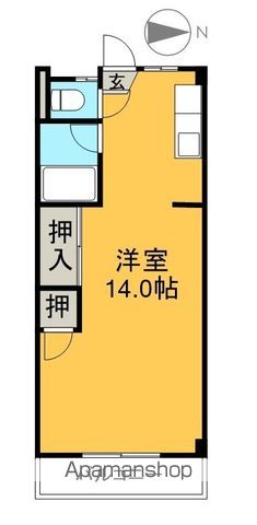 ＳＩＮＡＪＹＵＲＩＭＥ・ＡＲＫ 206号室 間取り