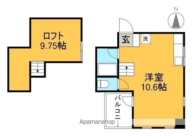 ハイム武内 3F東号室 間取り