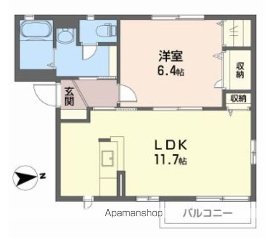 ロコモコハウス 205号室 間取り