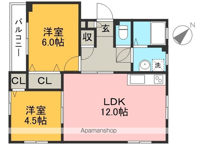 泉野ハイツ 101号室 間取り