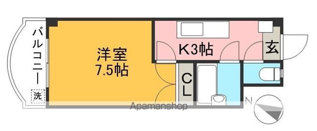 ピュアコート高須 403号室 間取り