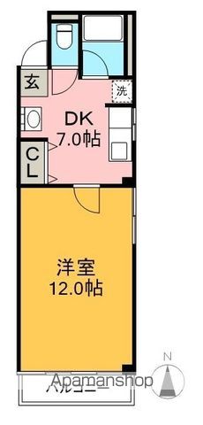 田内マンション 305号室 間取り