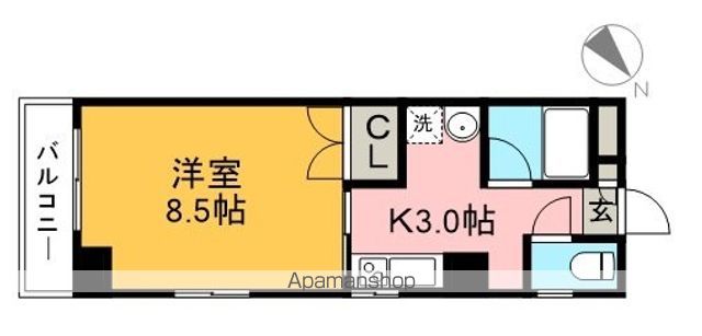 ルーチェ 301号室 間取り