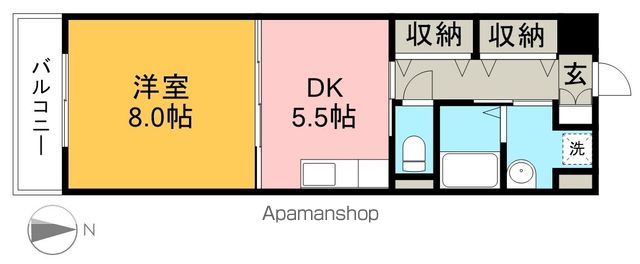 ＳａｋｕｒａハウスＴ&rsquo;Ｓ 202号室 間取り