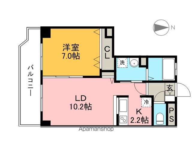 ＳＯＵＴＨ　ＨＥＡＶＥＮサウスヘヴン 301号室 間取り