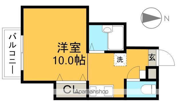 リヴィエラ二葉町 403号室 間取り