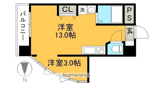 アーバンシンフォニー美門 301号室 間取り