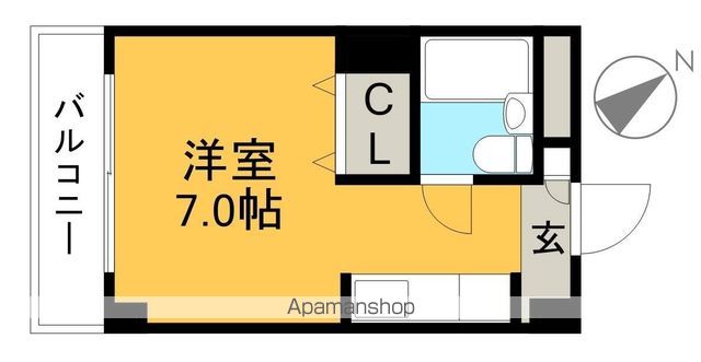塩屋崎ハイツ 103号室 間取り