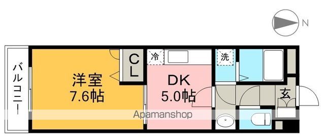テポーレ・ヒル 303号室 間取り