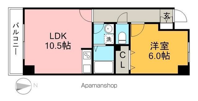 ハイツミルキーウェイ 101号室 間取り