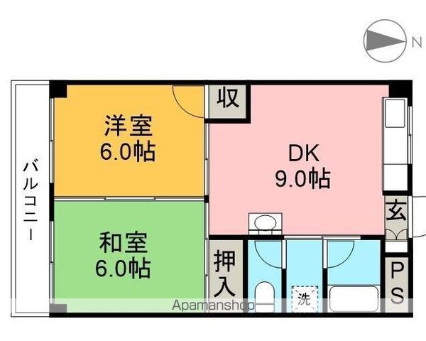 細木ビル 303号室 間取り