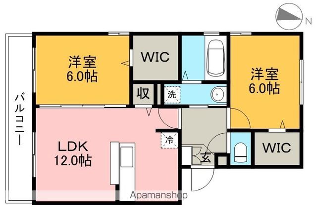 コリーナ・アルディア 202号室 間取り
