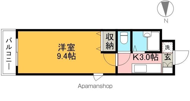 Ｍｉｎｔ　　ｈｏｕｓｅ 305号室 間取り