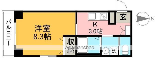 フェニックス　スウィート 401号室 間取り