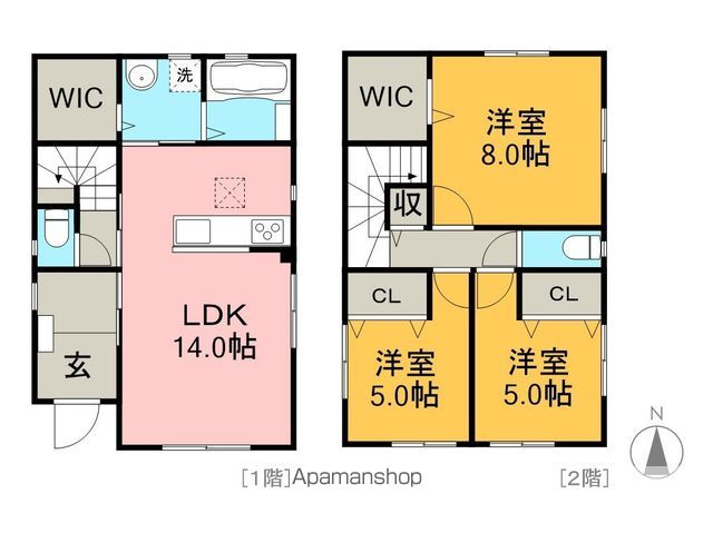 伊勢崎町Ｏ邸貸家 間取り