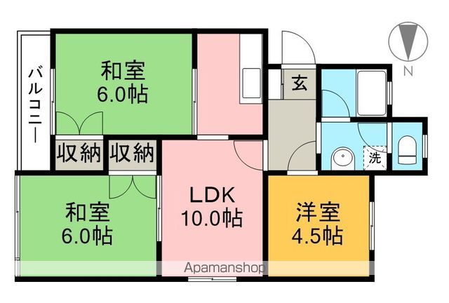 コーポＬ 間取り
