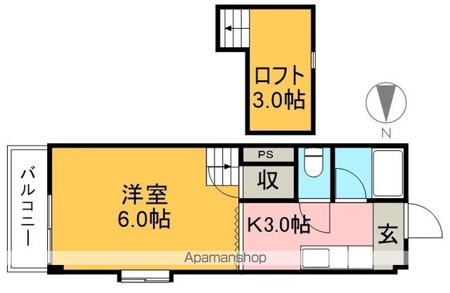 セグエンテ 401号室 間取り