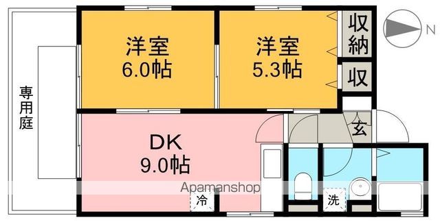 ソシア寿正 101号室 間取り