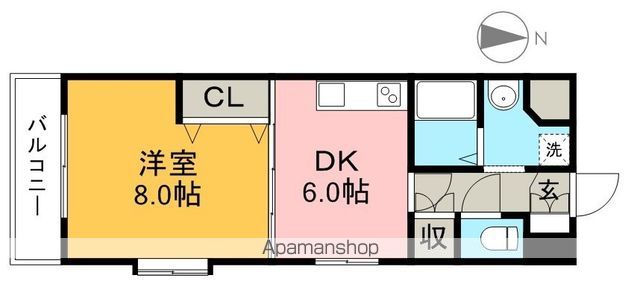 プルミエール 401号室 間取り