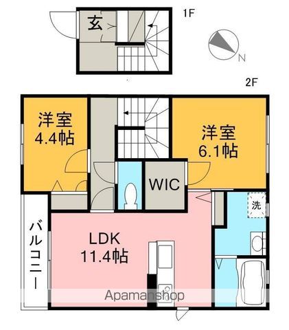 アルテミス 202号室 間取り