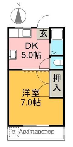 中沢ハイツ 302号室 間取り
