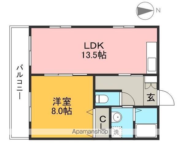 アバンギャルド　愛ランド 101号室 間取り